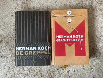2 boeken romans van Herman Koch beschikbaar voor biedingen