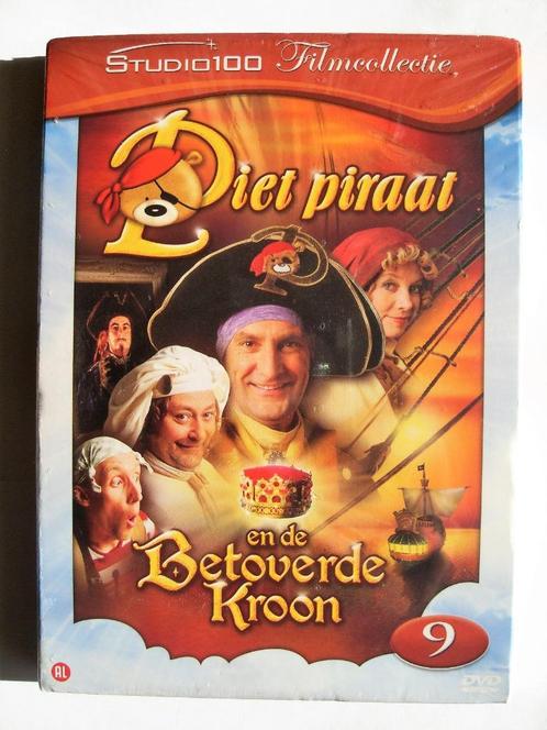 Piet Piraat en de betoverde kroon (originele dvd) NIEUW !!!, Cd's en Dvd's, Dvd's | Kinderen en Jeugd, Nieuw in verpakking, Film