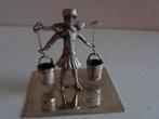 Miniatuur zilver Ej99 vrouw juk emmers zilveren miniaturen, Verzenden, Zilver