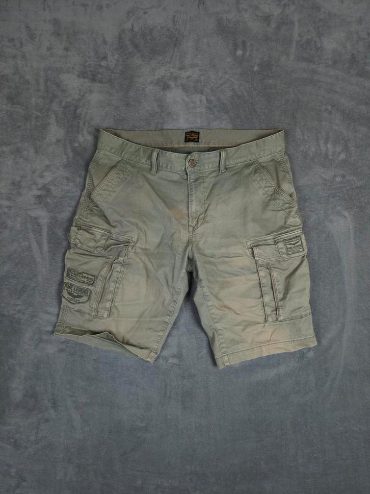 PME Legend Cargo Shorts W38 Korte Broek Groen Pall Mall, Kleding | Heren, Broeken en Pantalons, Gedragen, Maat 56/58 (XL), Groen