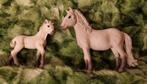 Schleich horse club merrie en veulen., Paard, Ophalen of Verzenden, Zo goed als nieuw, Beeldje of Figuurtje