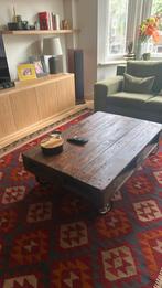 hand made, Huis en Inrichting, Tafels | Salontafels, Ophalen, Gebruikt, Rechthoekig, Minder dan 50 cm
