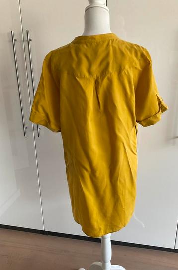 Mosterd gele blouse/ tuniek silvercreek, maat 40