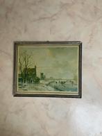 t.k. 1 oude schilderijlijst 31 x 25 cm met glas, Ophalen of Verzenden, Nieuw, Ezel