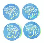 PEUGEOT  oldtiemer velg logo merk embleem stickers 5CM ., Auto diversen, Auto-accessoires, Ophalen of Verzenden, Nieuw