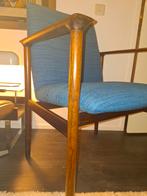 8Vintage retro Fristho palissander teakdesign fauteuil stoel, Ophalen, Gebruikt