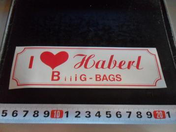 sticker i love Haberl B iiiig - Bags *  beschikbaar voor biedingen