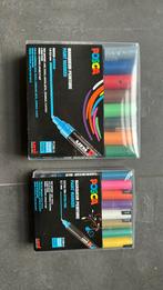 Posca stiften; extra fin & medium - paint markers, Hobby en Vrije tijd, Tekenen, Ophalen of Verzenden, Zo goed als nieuw, Potlood of Stift