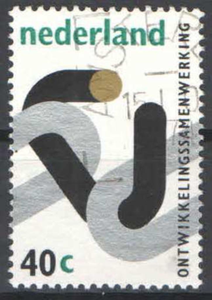 Nederland NVPH nr 1037 gestempeld Ontw. Samenwerking 1973, Postzegels en Munten, Postzegels | Nederland, Gestempeld, Na 1940, Verzenden