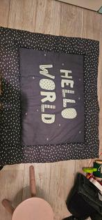 Leuk boxkleed hallo world blauw, Ophalen, Zo goed als nieuw