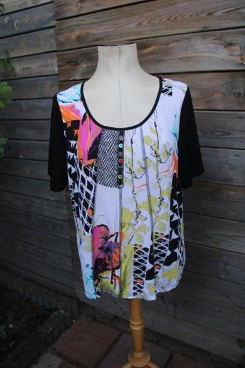 T-shirt zwart/ kleur Pause Cafe mt XL Vaste prijs beschikbaar voor biedingen