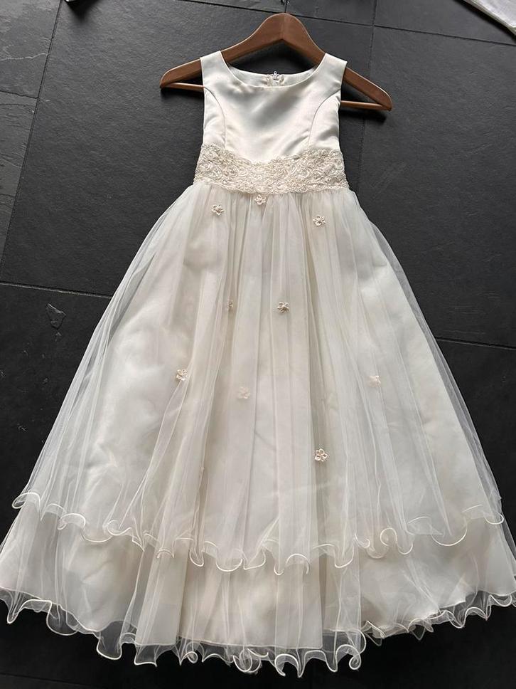 Prachtige feestjurk / communie jurk meisjes 9-10 jaar, Kinderen en Baby's, Kinderkleding | Maat 158, Zo goed als nieuw, Meisje