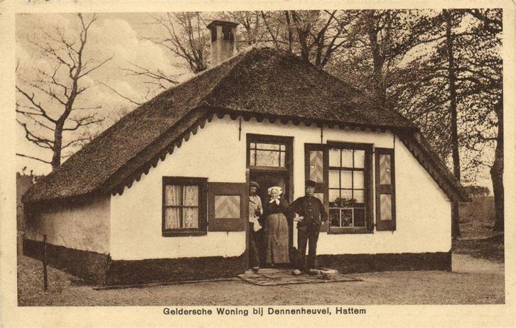 Geldersche Woning bij Dennenheuvel, Hattem - gelopen, Verzamelen, Ansichtkaarten | Nederland, Ongelopen, Gelderland, Voor 1920