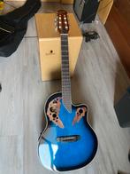 Harley benton semi-akkoustisch HBO-850 Classic Blue, Muziek en Instrumenten, Snaarinstrumenten | Gitaren | Akoestisch, Ophalen