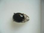NIEUWE ZILVEREN ONYX RING MAAT 16,75 ZIE TEKST, Antiek en Kunst, Verzenden, Zilver