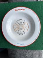 Mooi oud emaille Baby voeding Bordje, Ophalen of Verzenden