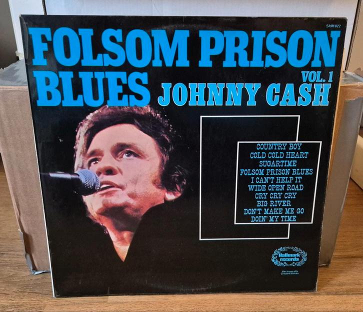 LP Johnny Cash – Folsom Prison Blues Vol. 1, Cd's en Dvd's, Vinyl | Country en Western, Gebruikt, 12 inch, Verzenden