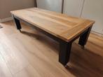 Teak houten salontafel, Huis en Inrichting, Tafels | Salontafels, Ophalen, Gebruikt, 100 tot 150 cm, Teakhout