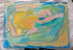 Aquarel erotiek stijl Permeke Gestel Zadkine Modigliani, Ophalen of Verzenden