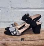 GOSH - Prachtige leren sandalen maat 40 - Nieuw €99,95, Kleding | Dames, Schoenen, GOSH, Zwart, Nieuw, X