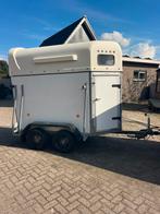 Leuke vijf sterren paarden trailer met kenteken, Ophalen of Verzenden, Gebruikt, Hout, 1½-paards trailer