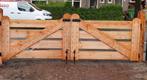 Luxe Lariks Douglas 4 Planks Poort Oprit 110x400cm, 1 tot 2 meter, Ophalen of Verzenden, Zo goed als nieuw, 3 tot 6 meter