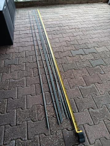 7 x 3.00mtr draadeind 8mm + 1 x 2.70mtr draadeind 8mm beschikbaar voor biedingen