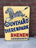 Ouwehand’s dierenpark emaille reclamebord, Ophalen of Verzenden, Zo goed als nieuw, Reclamebord