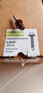 Profielplaatschroeven., Doe-het-zelf en Verbouw, IJzerwaren en Bevestigingsmiddelen, Ophalen, Zo goed als nieuw, Overige typen
