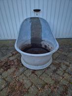 Antieke Krauss Zinken Zitbad / Teil, Ophalen, Gebruikt, 40 cm of meer, Balkon