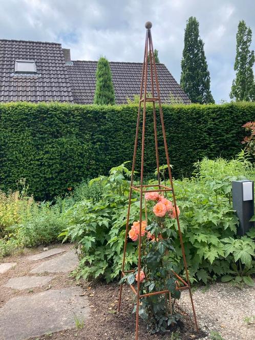 Obelisk, tuinornament, rek voor klimplanten, Tuin en Terras, Overige Tuin en Terras, Ophalen