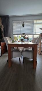 4 stevige eetkamerstoelen, Huis en Inrichting, Stoelen, Ophalen, Zo goed als nieuw