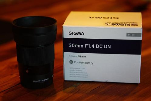 Sigma 30mm F1.4 Prime Sony E-Mount nieuwstaat!, Audio, Tv en Foto, Fotografie | Lenzen en Objectieven, Zo goed als nieuw, Ophalen of Verzenden