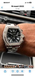 Cartier Roadster diamonds chronograph XL, Sieraden, Tassen en Uiterlijk, Ophalen of Verzenden, Zo goed als nieuw, Overige merken