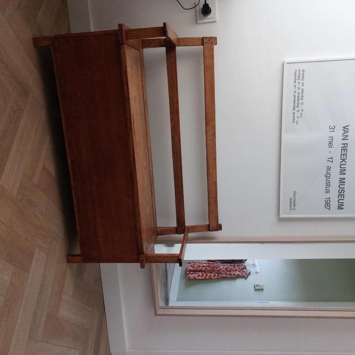 Klepbank kind hout vintage, Antiek en Kunst, Antiek | Meubels | Stoelen en Banken, Ophalen of Verzenden