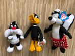 Looney tunes knuffels, Pepé Le Pew, Daffy Duck en Sylvester, Gebruikt, Ophalen of Verzenden