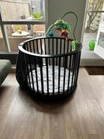 Ronde zwarte box - inclusief meerdere accessoires, Kinderen en Baby's, Boxen, Ophalen, Gebruikt, Rond, In hoogte verstelbaar