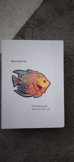 Shining fish. Houten legpuzzel mt. L, Ophalen of Verzenden, Minder dan 500 stukjes, Zo goed als nieuw