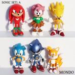 SET 6 Sonic poppetjes figuren figuurtjes games nintendo sega, Verzamelen, Ophalen of Verzenden, Nieuw