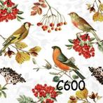 Servetten decoupage/bullet journal * vogels C600, Hobby en Vrije tijd, Knutselen, Verzenden, Nieuw, Materiaal