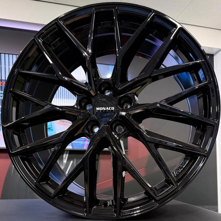 Nieuwe 20 inch zwarte velgen 5x112 20” Volkswagen Tiguan Q5, Auto-onderdelen, Banden en Velgen, Velg(en), 20 inch, Personenwagen