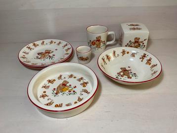 Servies van Teddy Bears Mason’s Ironstone Made in England beschikbaar voor biedingen