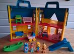 Vintage Sesamstraat speelhuis  - incl figuren en accessoires, Ophalen of Verzenden