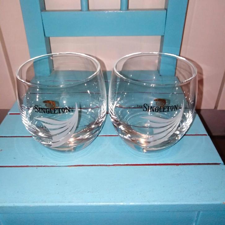 The Singleton mooie whisky glazen 2 stuks, Verzamelen, Glas en Borrelglaasjes, Zo goed als nieuw, Overige typen, Ophalen