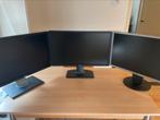 3 monitoren, Dell en Samsung, Computers en Software, Monitoren, 60 Hz of minder, Draaibaar, Ophalen of Verzenden, IPS