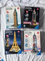 Ravensburger 3D Puzzels - 4 Stuks, Ophalen of Verzenden, Minder dan 500 stukjes, Gebruikt, Rubik's of 3D-puzzel