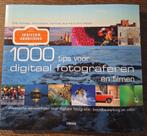 1000 tips voor digitaal fotograferen en filmen, Fotografie algemeen, Nieuw, Ophalen of Verzenden, Zie beschrijving