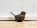 055* Bronzen winterkoninkje (Boven€75 geen verzendkosten), Ophalen of Verzenden, Nieuw, Overige materialen, Dierenbeeld