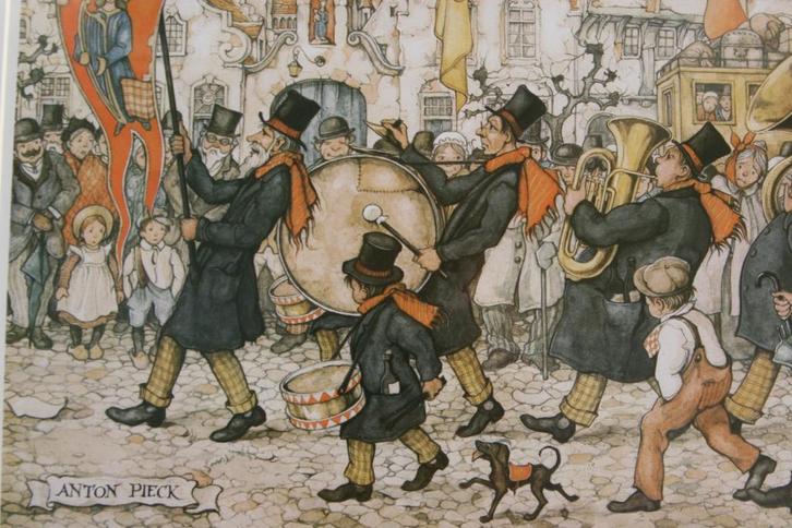 Anton Pieck Litho !, Antiek en Kunst, Kunst | Litho's en Zeefdrukken, Ophalen of Verzenden