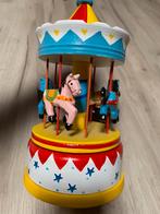 Vintage houten muziekdoos - paarden carrousel 21, Ophalen of Verzenden